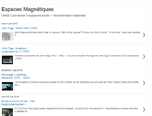 Tablet Screenshot of espacesmagnetiques.com